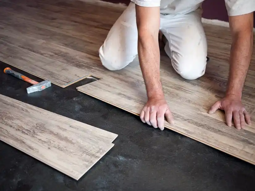 Service pose parquet