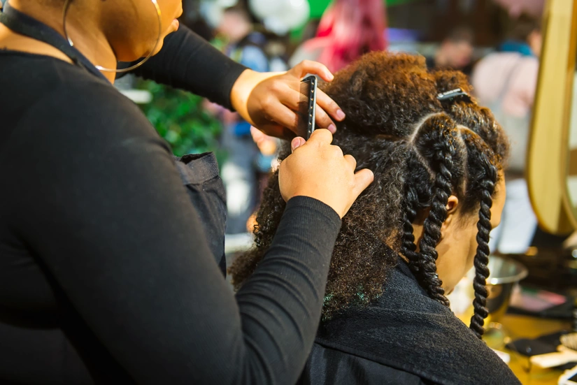 Service coiffure afro