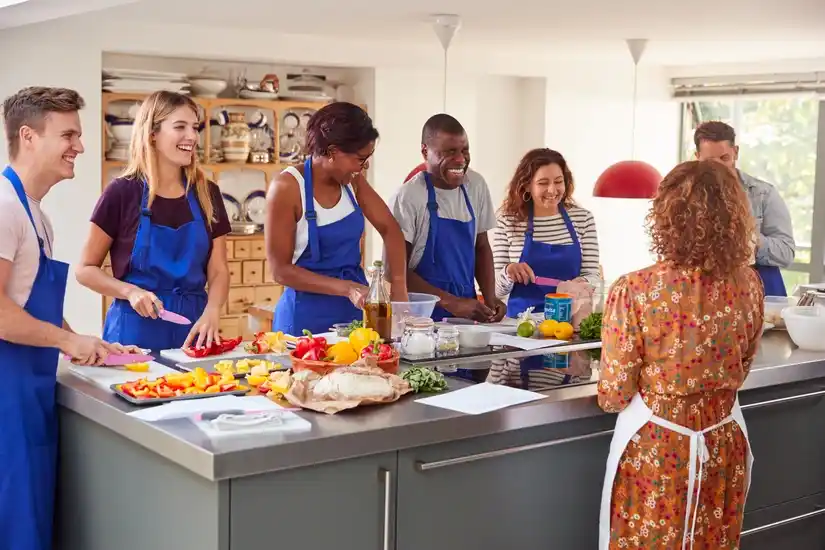 Service cours de cuisine