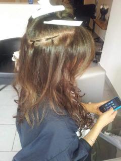 Service coiffure extension