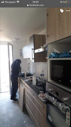 Service pose de cuisine