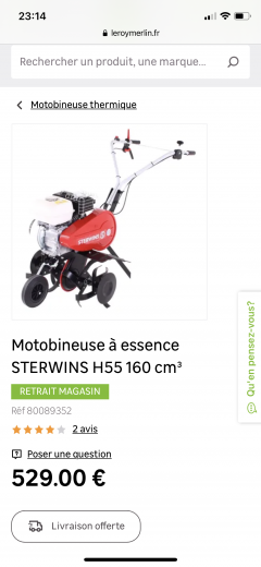 Location motobineuse