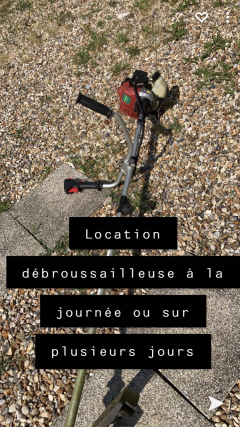Location debroussailleuse