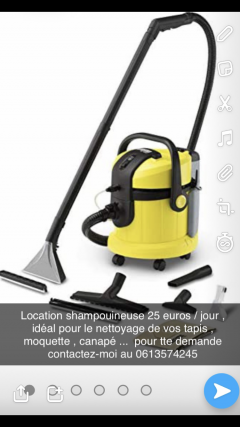 Location shampouineuse