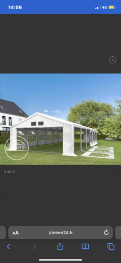 Location tente reception