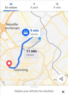 Service avec fourgon