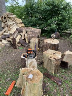 Service coupe de bois