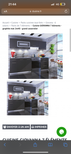 Service pose de cuisine