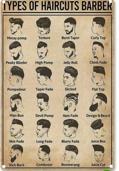 Service coiffure homme