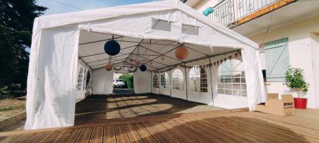 Location tente reception