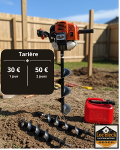 Location tariere