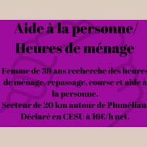 Service aide personne