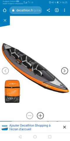 Location kayak