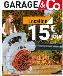 Location aspirateur souffleur