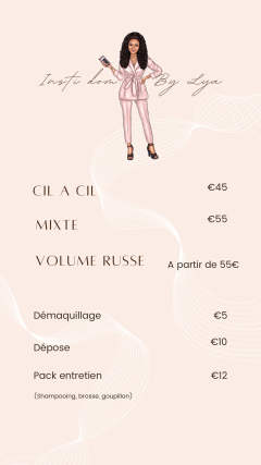 Service extension de cils