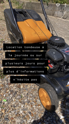 Location tondeuse