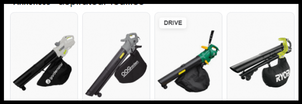 Location aspirateur souffleur