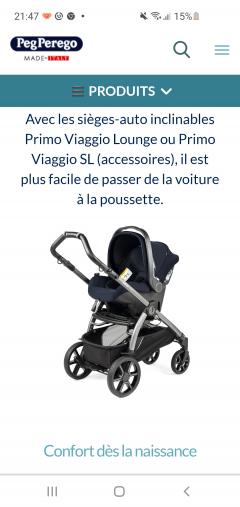 Location poussette