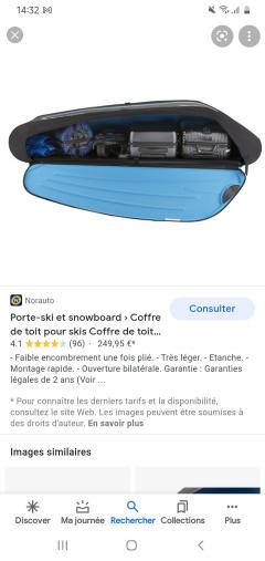 Location coffre de toit