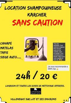 Location shampouineuse