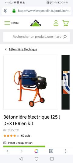 Location betonniere