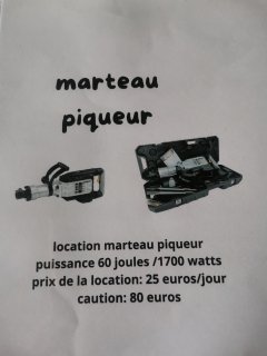 Location marteau piqueur