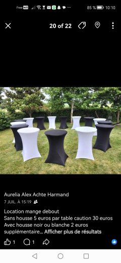 Location mobilier de jardin