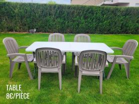 Location mobilier de jardin