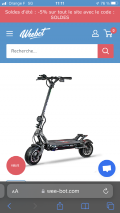 Location trottinette