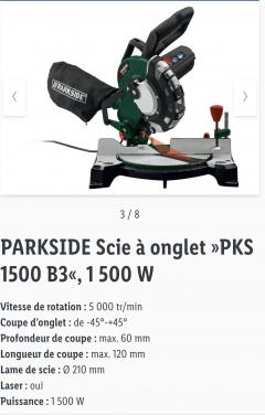 Location scie a onglet