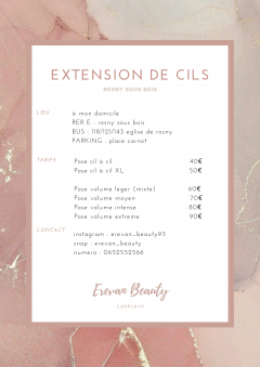 Service extension de cils