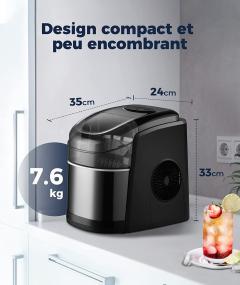 Location machine a glacons