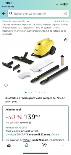 Location nettoyeur vapeur