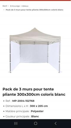 Location tente reception