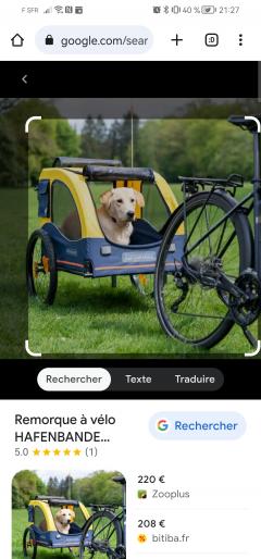 Location remorque velo