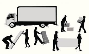 Service avec camion