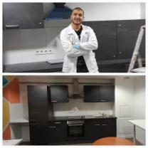 Service pose de cuisine