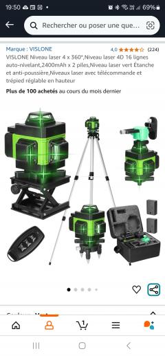 Location niveau laser