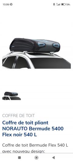 Location coffre de toit