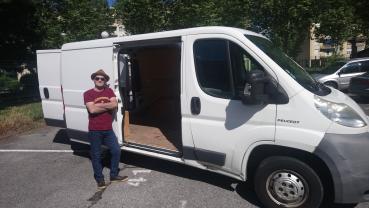 Service avec camion
