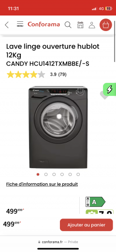Location lave linge