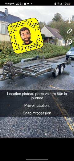 Location remorque