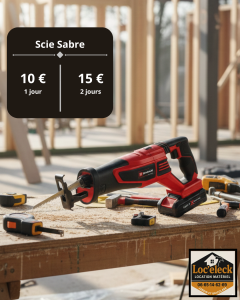 Location scie sabre