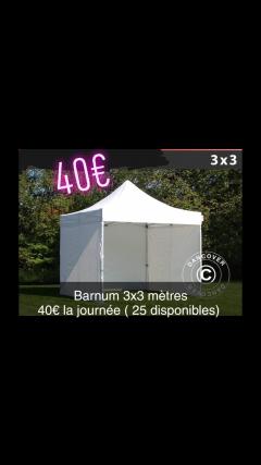 Location tente reception