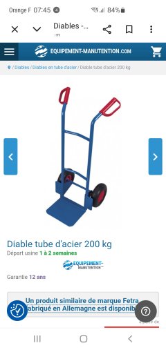 Service avec chariot
