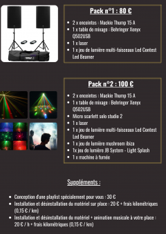 Location chaine hifi