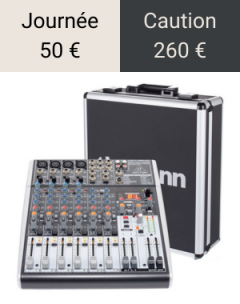 Location table de mixage