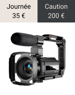 Location camescope