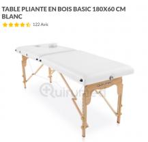 Location table de massage