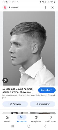 Service coiffure homme